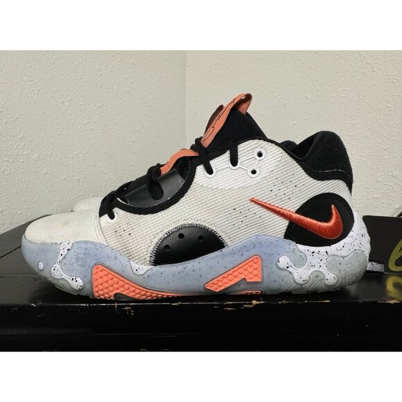 Mens 7.5 Nike Paul George PG 6 “Fluoro” Athletic Basketball Sneakers DH8447-100 - Picture 5 of 9